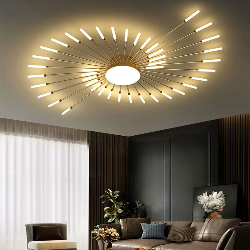 Moderne LED Deckenleuchte mit Feuerwerk Design – Wohnzimmer, Schlafzimmer