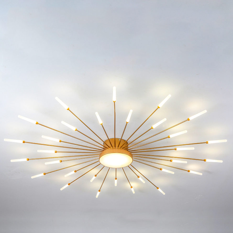 Moderne LED Deckenleuchte mit Feuerwerk Design – Wohnzimmer, Schlafzimmer