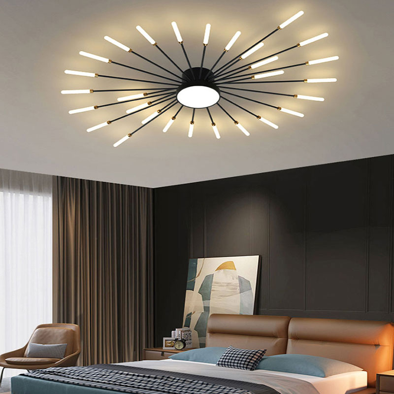 Moderne LED Deckenleuchte mit Feuerwerk Design – Wohnzimmer, Schlafzimmer