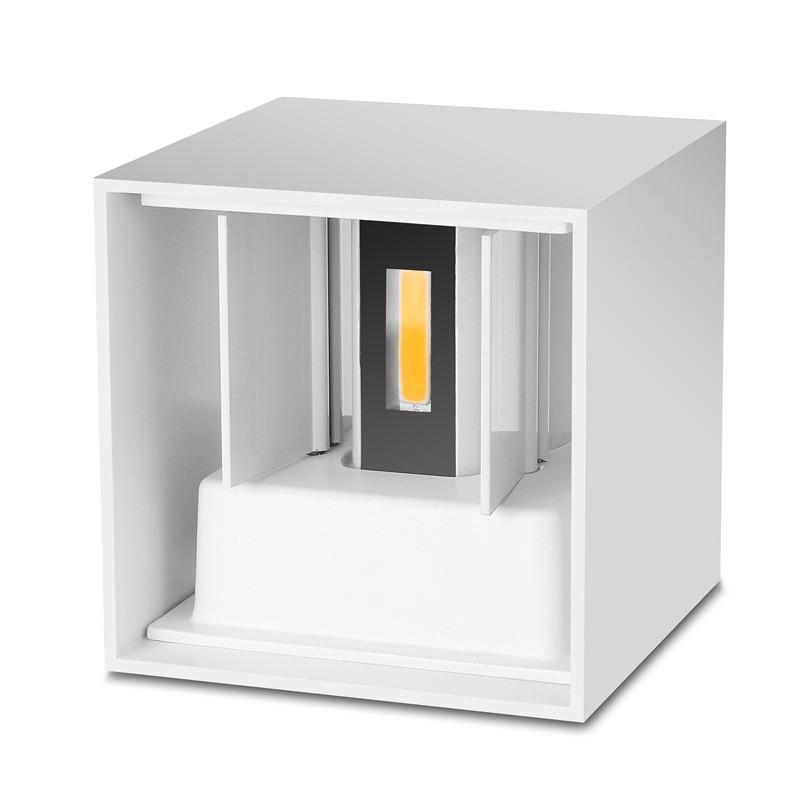 Moderne Verstellbare Quadratische Außenwandlampe LED – Garten, Terrasse