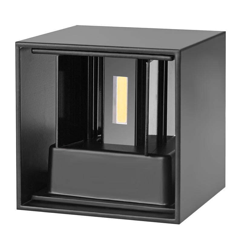 Moderne Verstellbare Quadratische Außenwandlampe LED – Garten, Terrasse