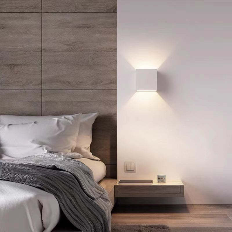 Moderne Verstellbare Quadratische Außenwandlampe LED – Garten, Terrasse