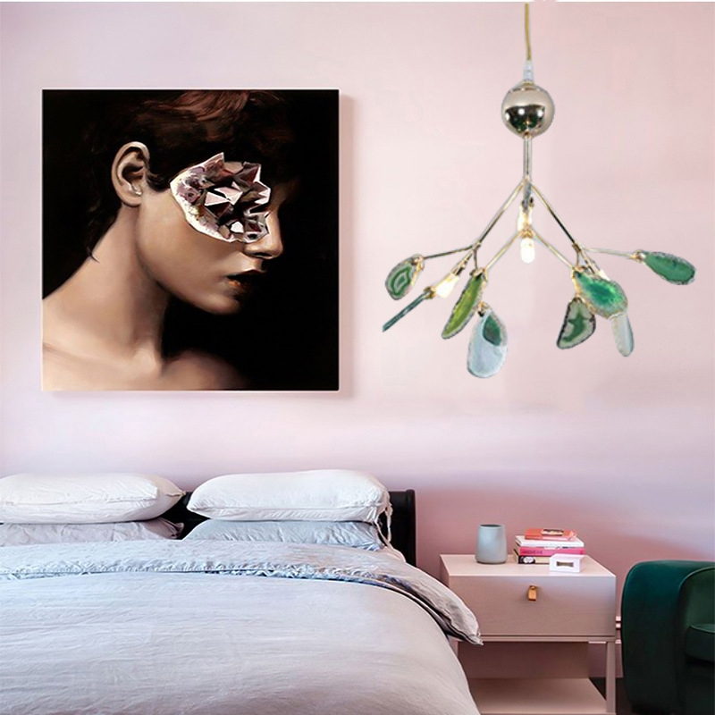 Chandelier Aria Agate Colorful – Bedroom, Living Room Decor