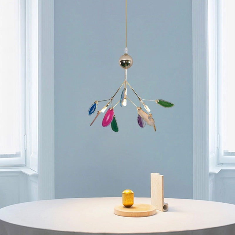 Chandelier Aria Agate Colorful – Bedroom, Living Room Decor