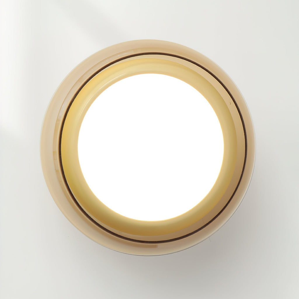 Retro Glass Flush Mount Ceiling Light – Home Decor, Ambient Lighting
