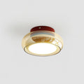 Retro Glass Flush Mount Ceiling Light – Home Decor, Ambient Lighting