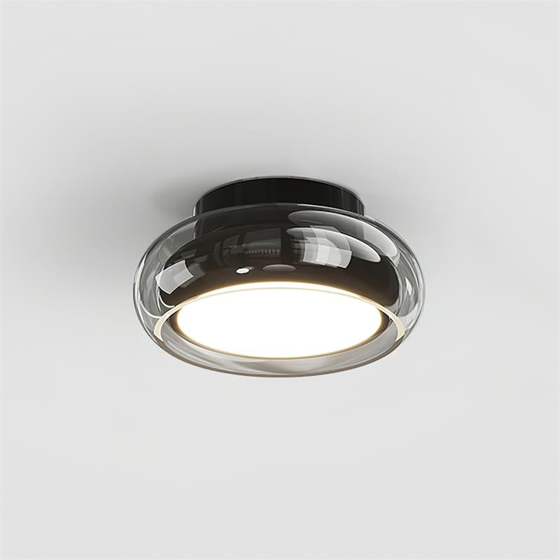 Retro Glass Flush Mount Ceiling Light – Home Decor, Ambient Lighting