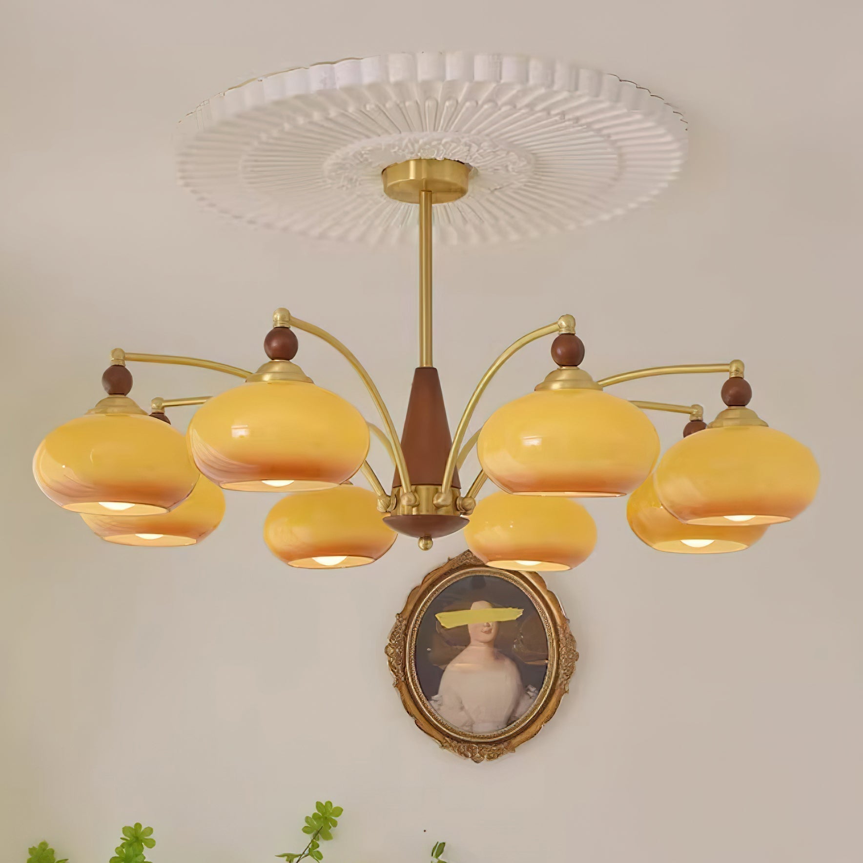 Retro Chandelier Cluster – Home Decor, Elegant Lighting