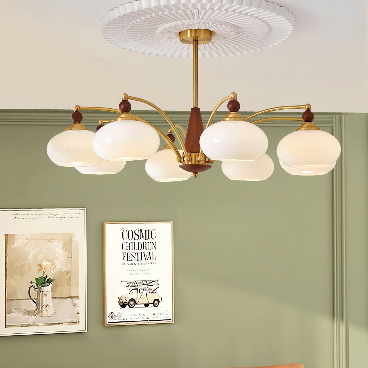 Retro Chandelier Cluster – Home Decor, Elegant Lighting