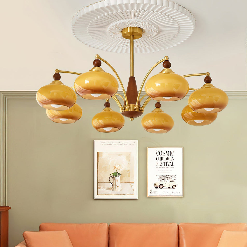 Retro Chandelier Cluster – Home Decor, Elegant Lighting
