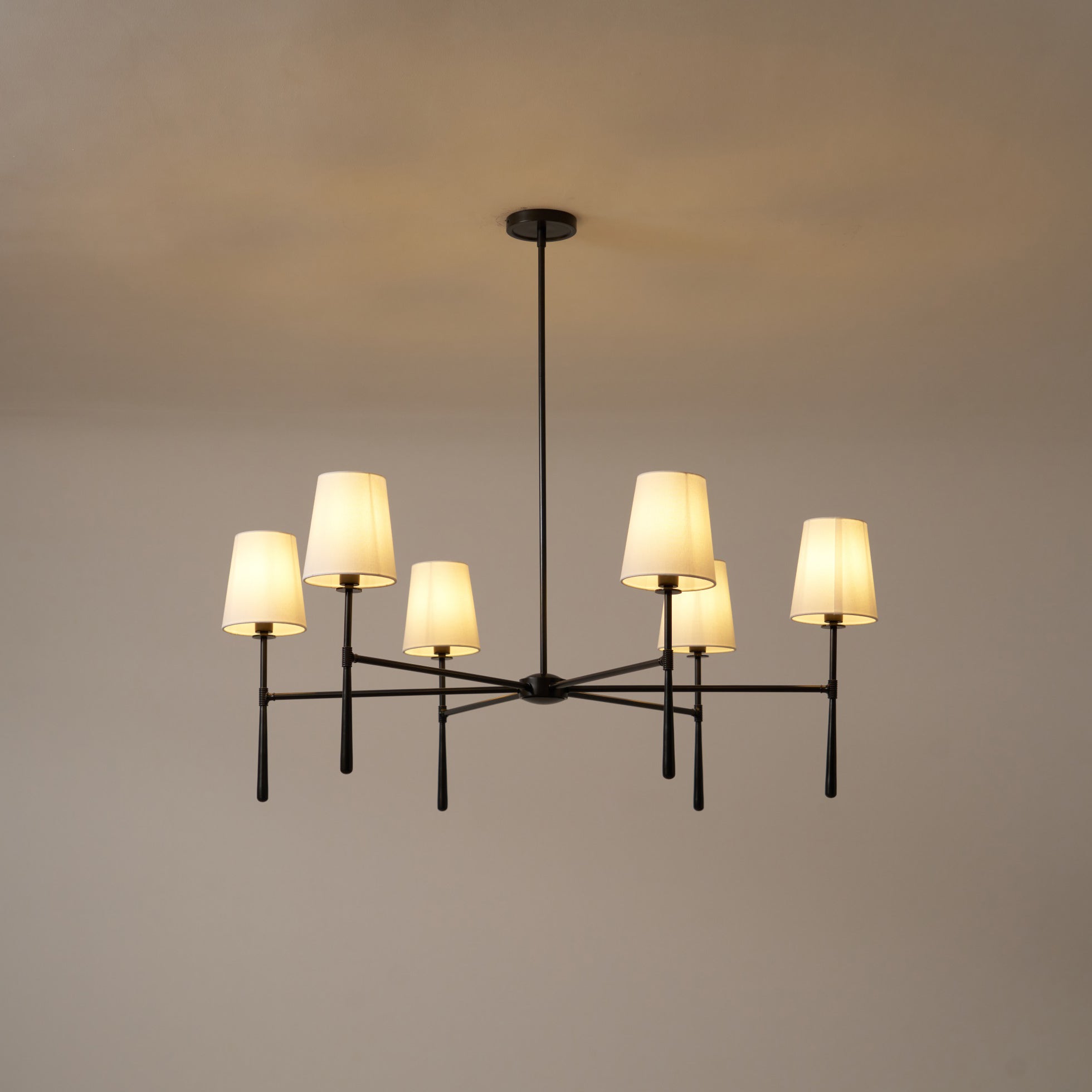 Valea Chandelier 4/6 Mid-century – Living Room, Dining Room Lighting
