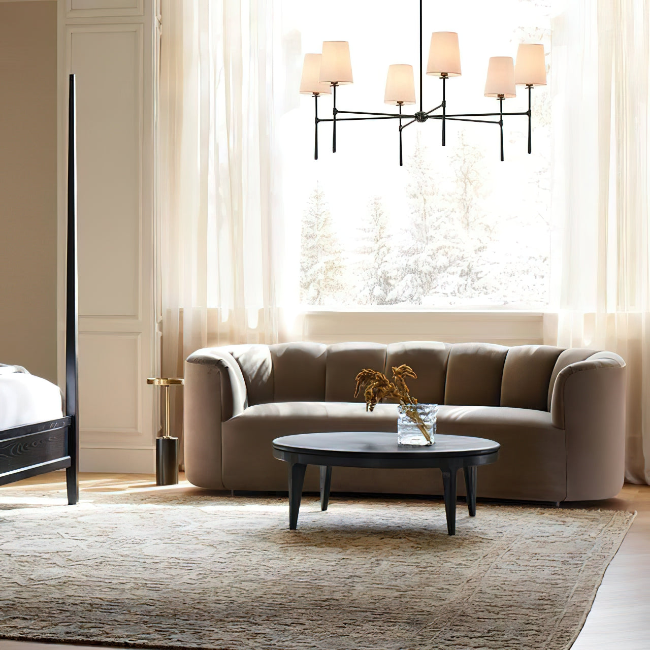 Valea Chandelier 4/6 Mid-century – Living Room, Dining Room Lighting