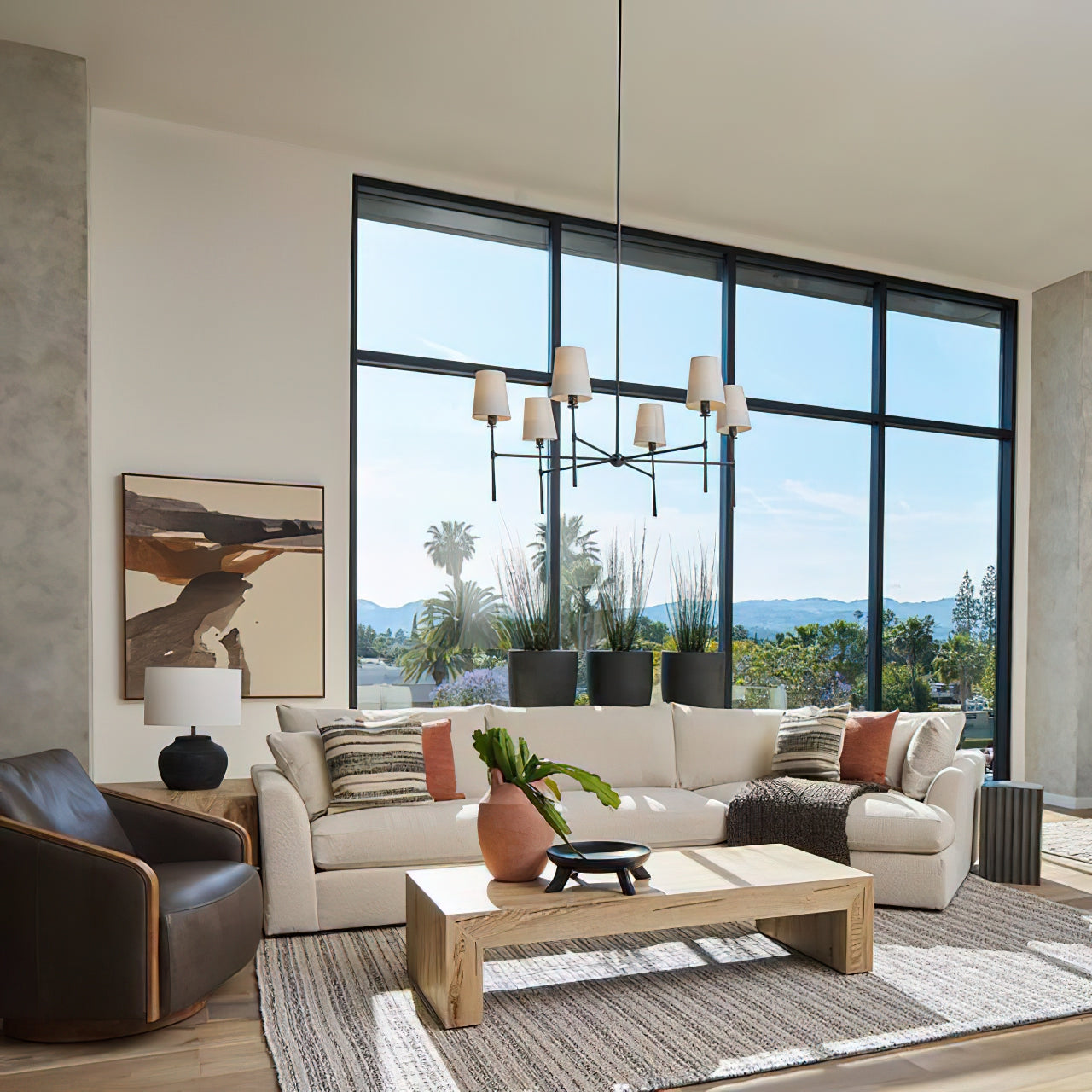 Valea Chandelier 4/6 Mid-century – Living Room, Dining Room Lighting