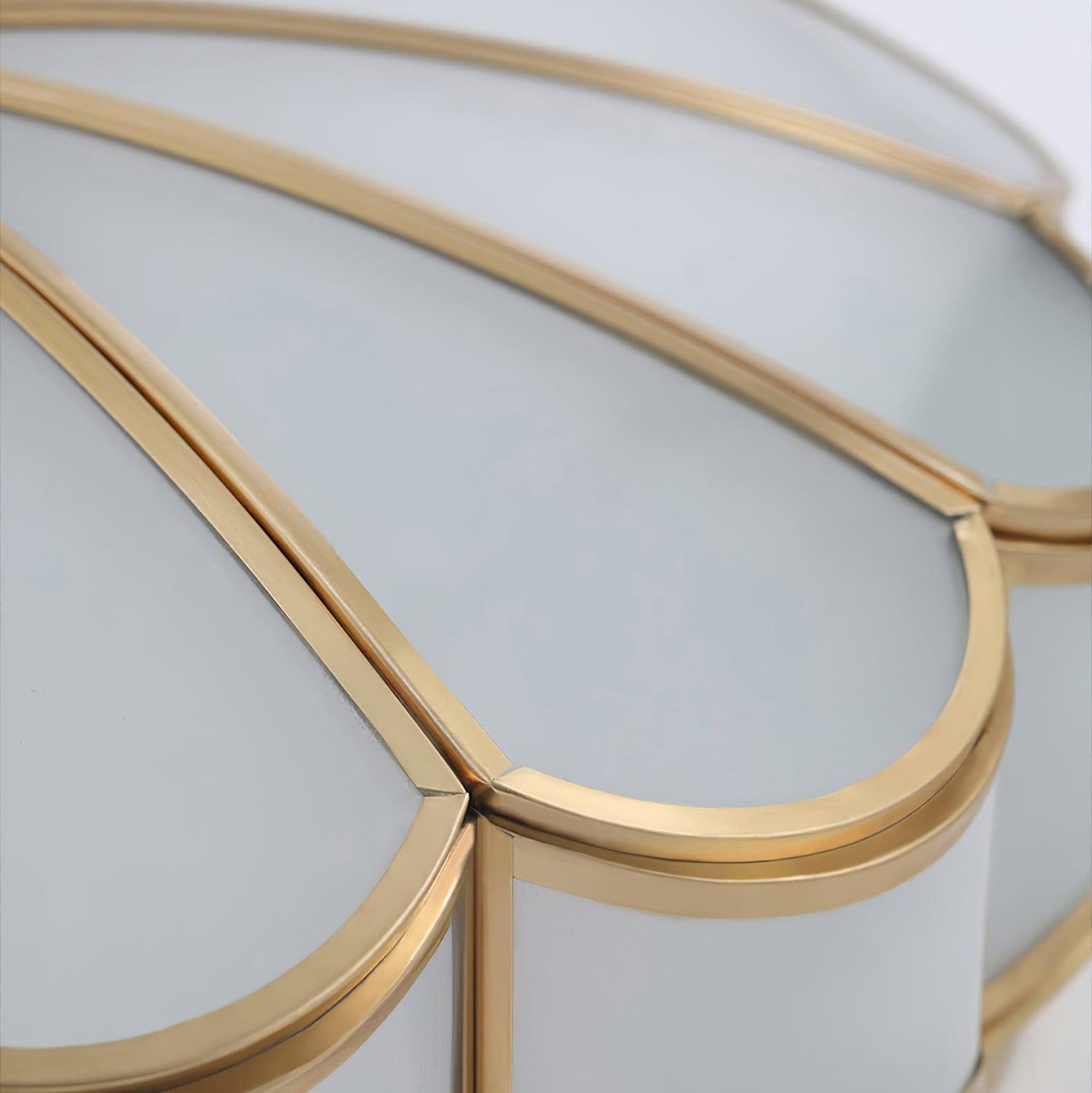 Ulira Ceiling Light Frosted Glass Brass – Home Decor, Ambient Lighting
