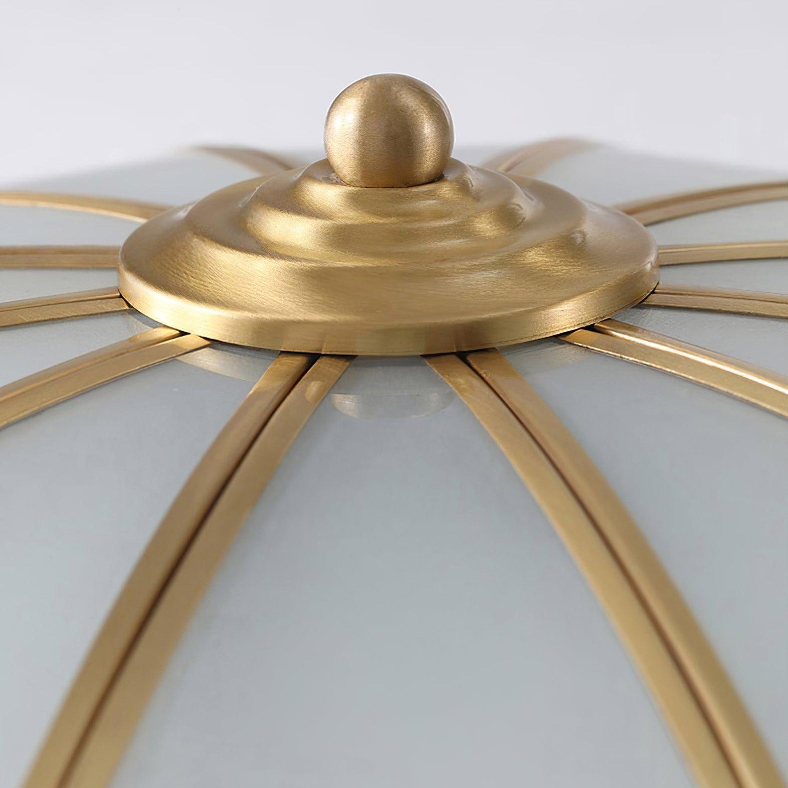Ulira Ceiling Light Frosted Glass Brass – Home Decor, Ambient Lighting