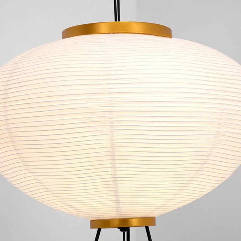 Minimalist Tripod Lantern Floor Lamp, White – Home Decor, Ambient Lighting